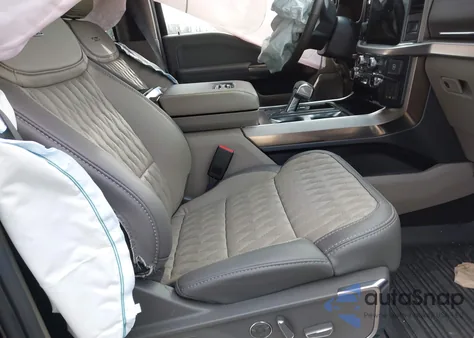 2024 Ford F-150 Platinum from USA, damaged, VIN 1FTFW7LD8RFB70326